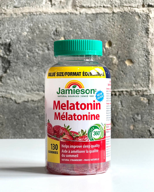 Jamieson Melatonin 2.5mg Gummy (Natural Strawberry)